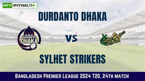 durdanto dhaka vs sylhet strikers match scorecard